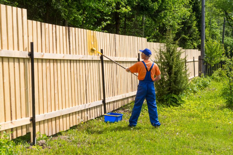 Local Galvanized Fence Painting pros at work