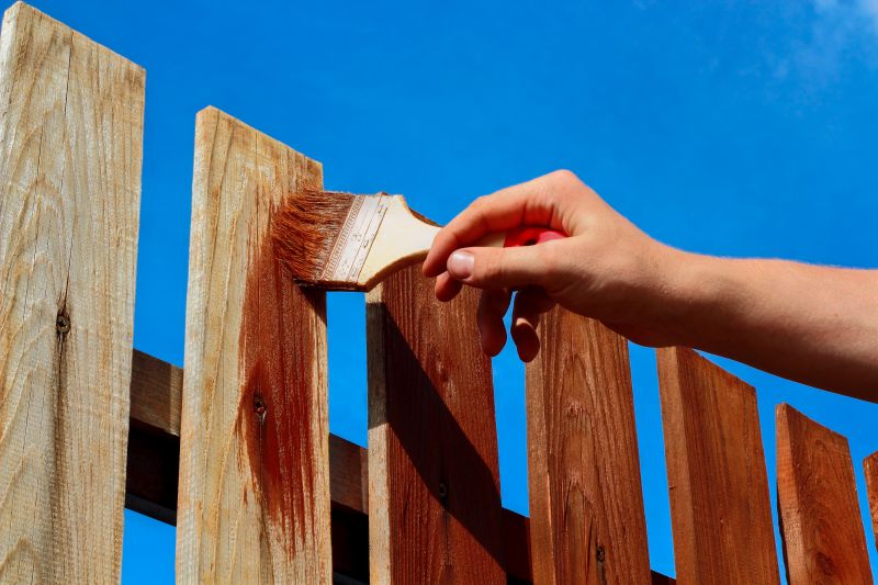 Ideal Dry Weather for Fence Painting